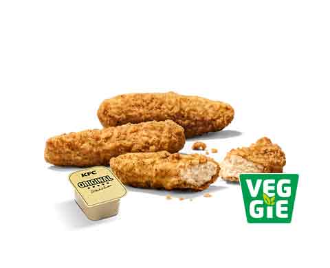 3 Veggie Tender mit 1 Dip