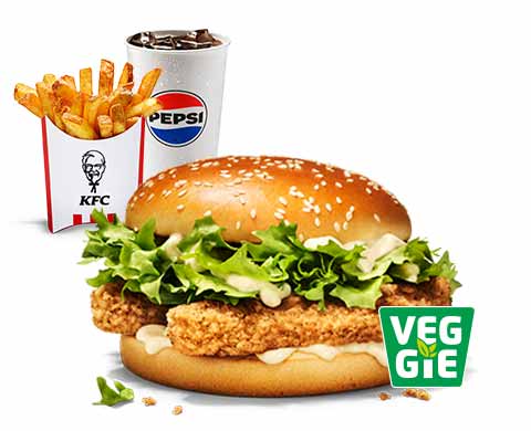 Classic Veggie Burger Menü