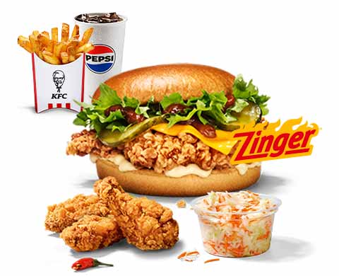 Kentucky BBQ Zinger Box