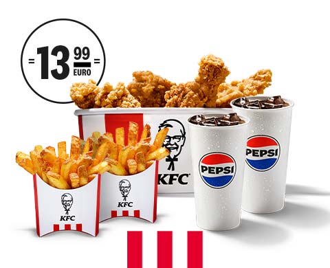 Super Deal Bucket + 2 Getränke